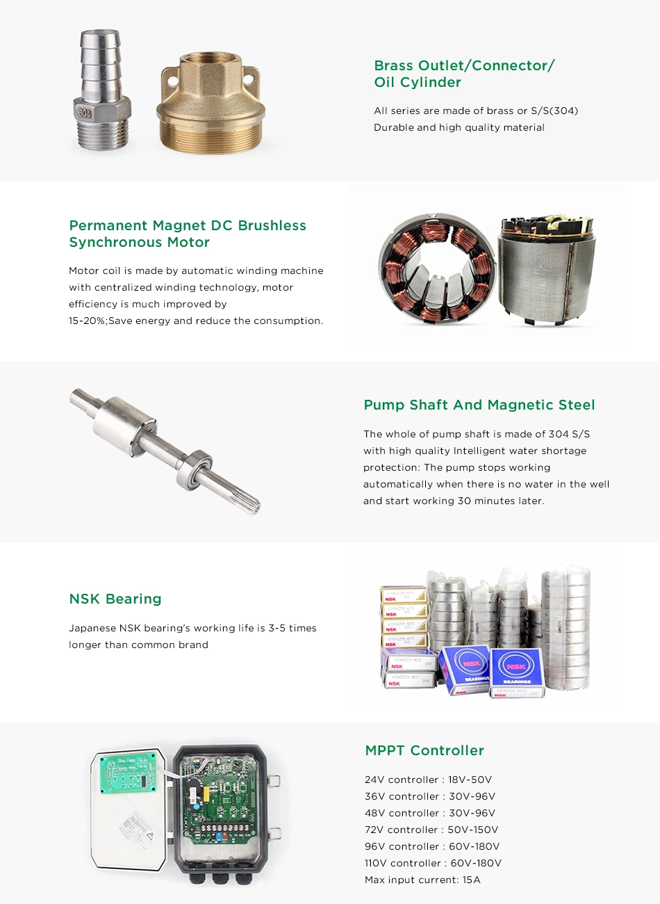 Sunpal 200W 300W 600W 750W Borewell Submersible Brushless DC Solar Water Pump 24V CE Centrifugal Pump Diagram For Cambodia Market