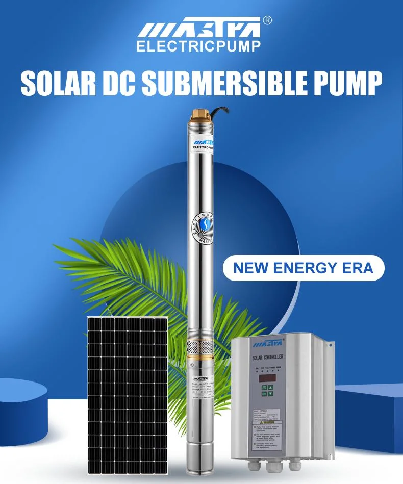 Mastra 3 Inch 300W Solar Borehole Pumps 36V Solar Powered Submersible Water Pumps