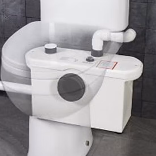 Qingma 100 (600W) Banheiro Wc Bomba Maceradora de Elevação de Águas Residuais para Vaso Sanitário e Bacia