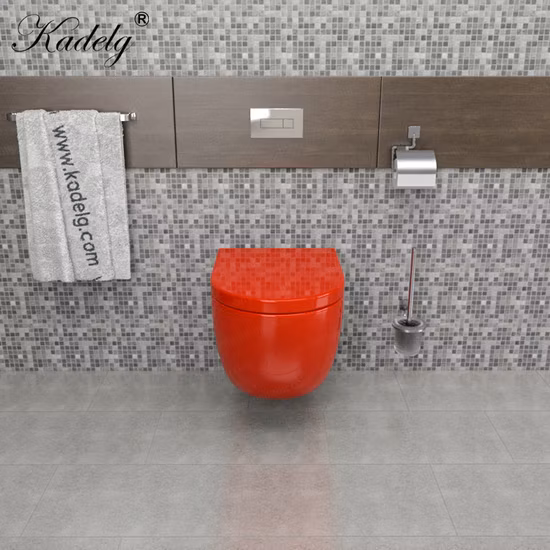Vaso sanitário dourado luxuoso, vaso sanitário portátil, tanque oculto, vaso sanitário