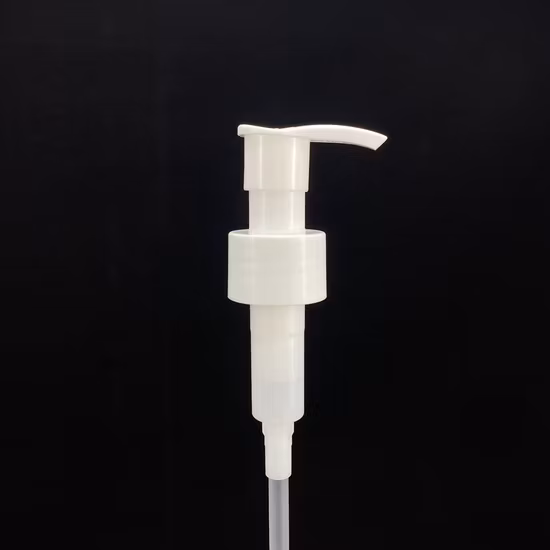 Bomba de loção totalmente plástica para dispensador de sabonete líquido manual, bombas desinfetantes de mão abertas com parafuso, bomba de gatilho de gel de banho, com material PCR 24/410 24/415 28/410 28/415